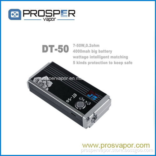 2014 High Quality Dt50 E-CIGS 50W Mod Kit VV Vw Ecig Mod